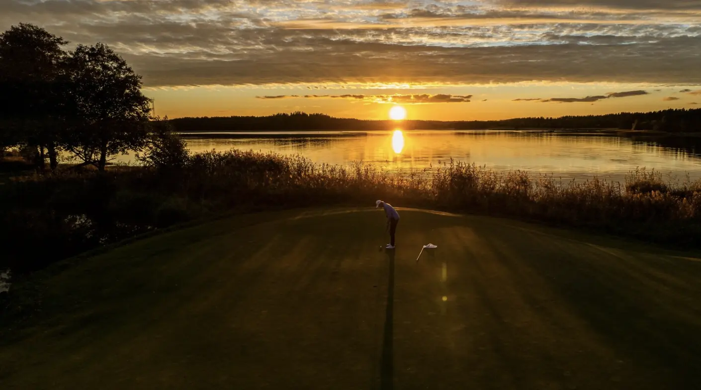 Midnight sun in Lapland