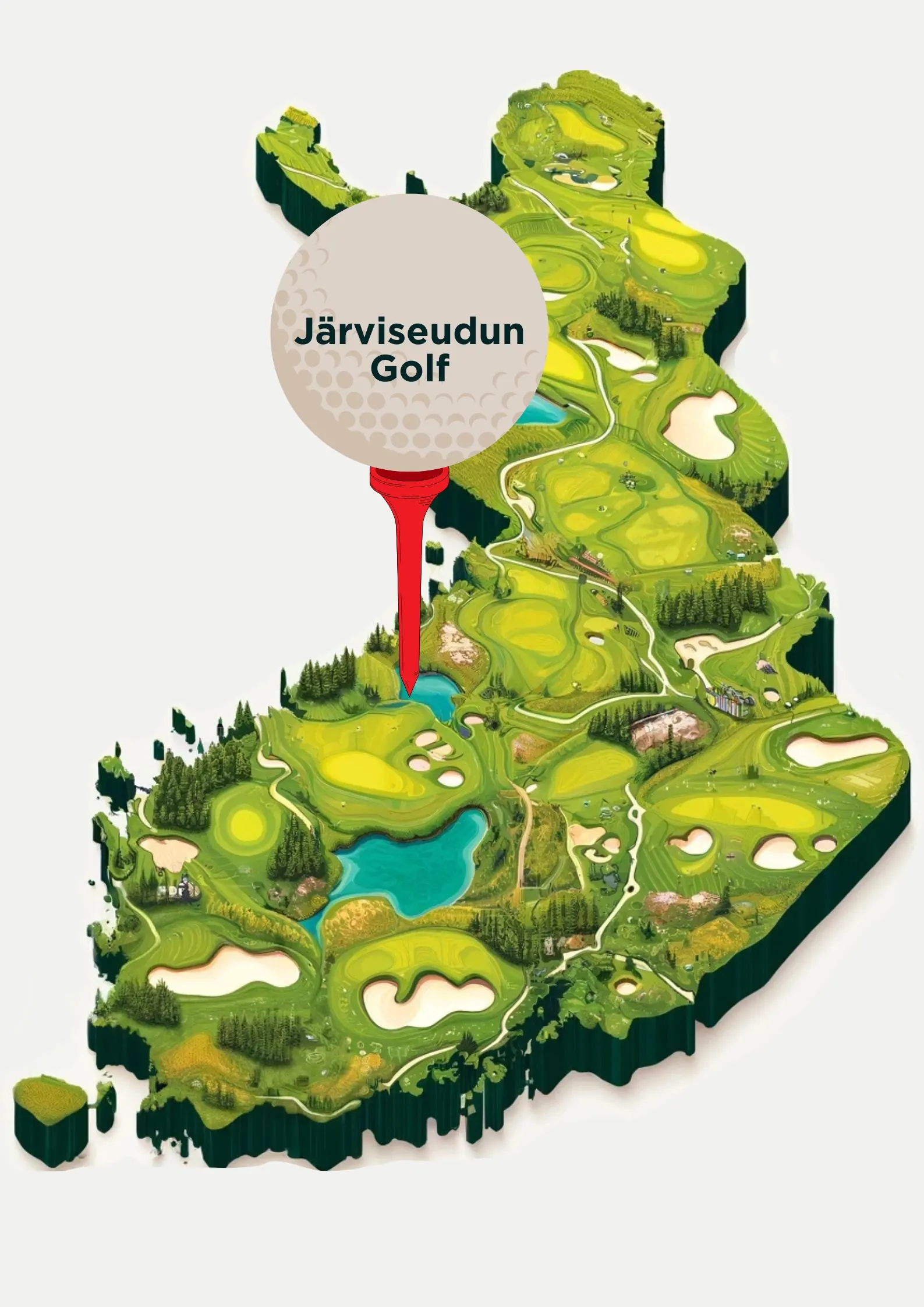 Järviseudun Golf location map