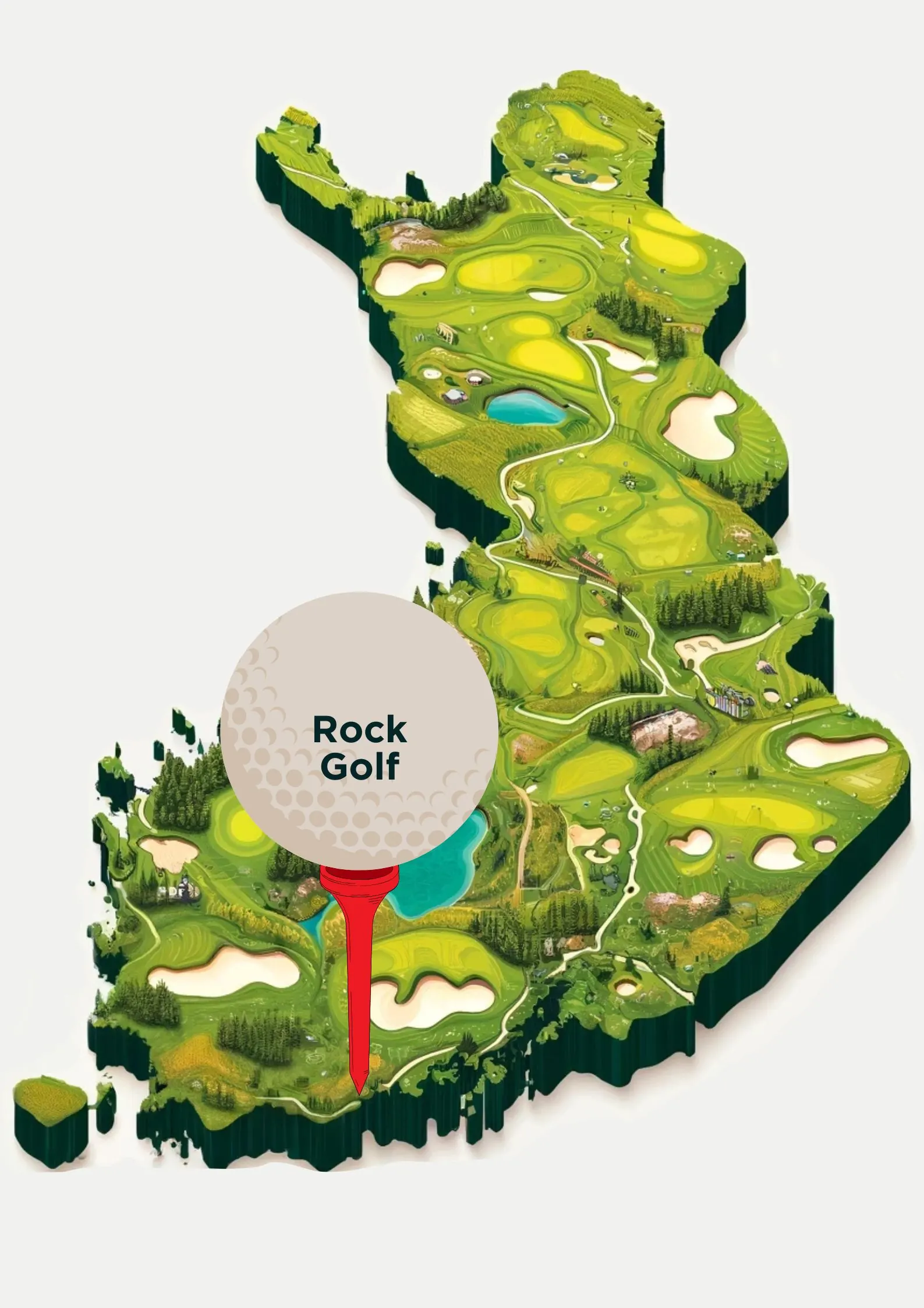 Rock Golf location map