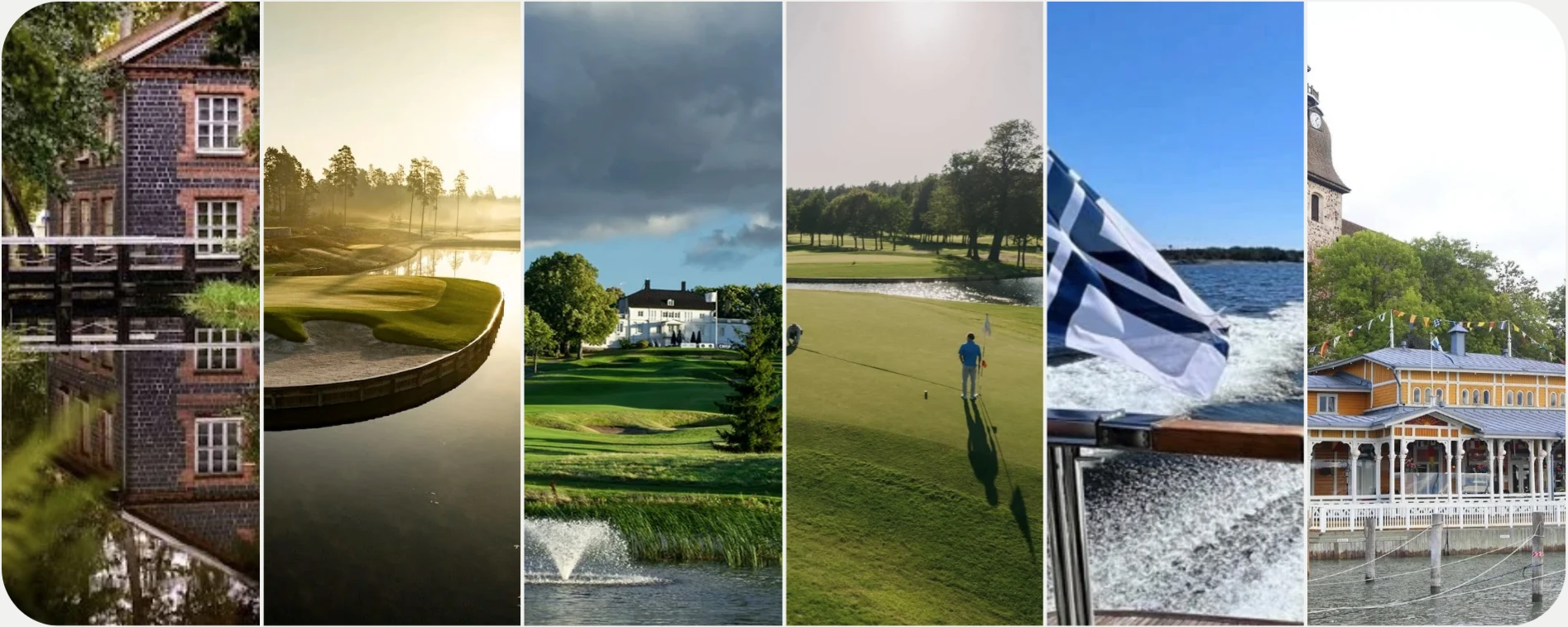 Finnish archipelago coastal golf