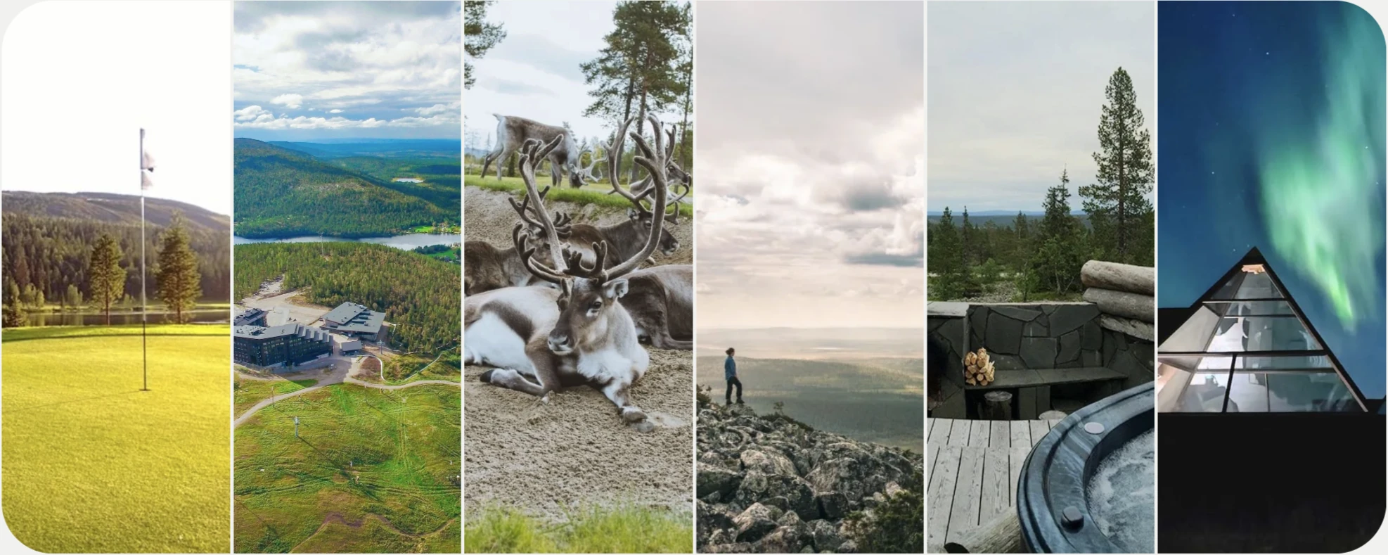 Levi golf course in Lapland